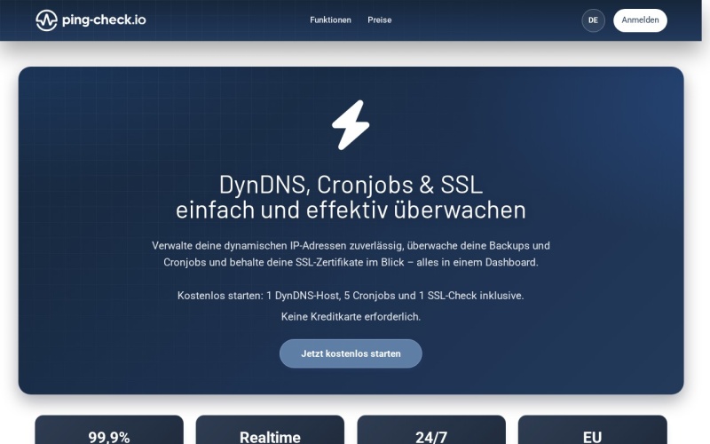 Vorschau ping-check.io